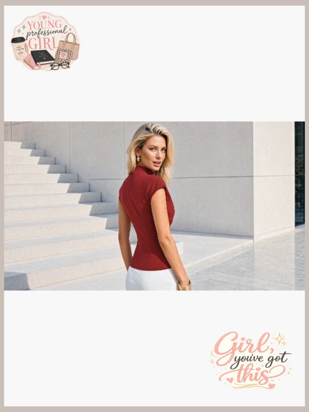 Mock Neck Cap Sleeve Blouse Business Casual Tunic Work Top - Picture 7 of 7